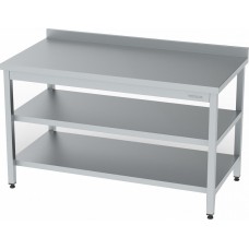 Work Table with Intermediate shelf